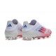 Adidas F50 Firm Ground Men White Red Football Shoes
