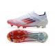 Adidas F50 Firm Ground Men White Red Football Shoes