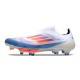 Adidas F50 Firm Ground Unisex White Blue Football Shoes