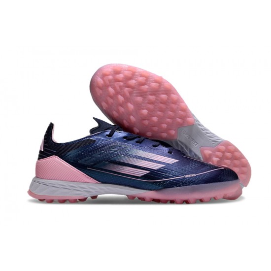 Adidas F50 PRO Turf Men Blue Pink Football Shoes