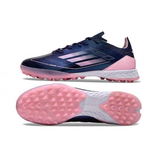 Adidas F50 PRO Turf Men Blue Pink Football Shoes