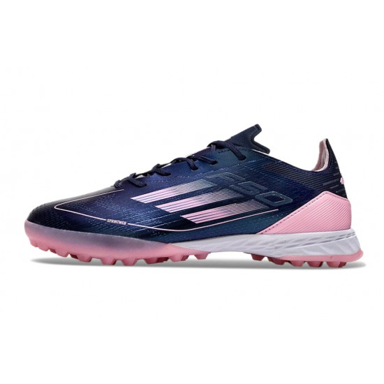 Adidas F50 PRO Turf Men Blue Pink Football Shoes