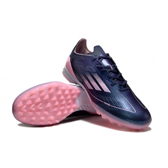 Adidas F50 PRO Turf Men Blue Pink Football Shoes
