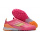 Adidas F50 PRO Turf Men Pink Orange Football Shoes