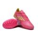 Adidas F50 PRO Turf Men Pink Orange Football Shoes