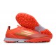 Adidas F50 PRO Turf Men Red Gold Football Shoes